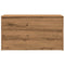 Opbergkist 84x42x46 cm bewerkt hout artisanaal eikenkleurig