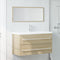 2-delige Badkamermeubelset bewerkt hout sonoma eikenkleurig