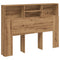 Hoofdbordkast 140x19x103,5 cm artisanaal eikenkleur