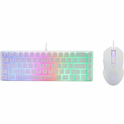 Toetsenbord en muis The G-Lab COMBO-HYDRO Wit