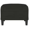 Voetenbank 70x55x41 cm stof zwart