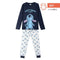 Pyjama Kinderen Stitch Blauw Maat 8 Jaar