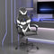 Gamestoel kunstleer zwart en wit