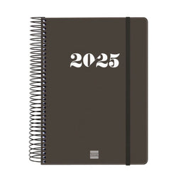 Agenda Finocam Zwart A5 15,5 x 21,2 cm 2025