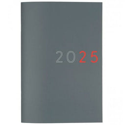 Jaarplanner Finocam Grijs Papier 16,5 x 24 cm 2025