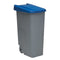 Vuilnisbak op wieltjes Denox 85 L Blauw 58 x 41 x 76 cm