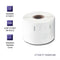 Qoltec 50235 Etiketten voor DYMO LW-11354 | S0722540 | 57 x 32 mm | 1000 stukjes