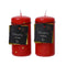 Kaars Decoris Rood Ø 5 x 10 cm