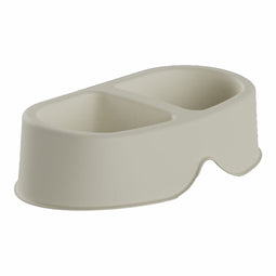 Voerbak voor honden Plastiken 20138 Beige Plastic 0,5 L Dubbel