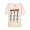 T-Shirt met Korte Mouwen voor kinderen Minnie Mouse Beige Maat 12 Jaar