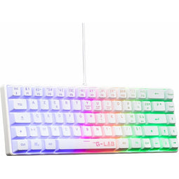 Toetsenbord The G-Lab KEYZ-HYDROGEN-W/SP Wit