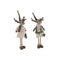 Kerstversiering Home ESPRIT Groen Beige Rendier 29 x 16 x 60 cm (2 Stuks)
