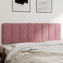 Hoofdbordkussen 160 cm fluweel roze
