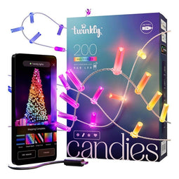 Twinkly Candies LED Kerstboomverlichting TWKC200RGB-T Kaarsvorm