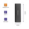 Qoltec 50311 behuizing voor opslagstations SDD-behuizing Zwart M.2