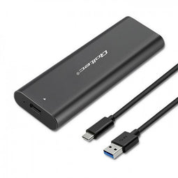 Qoltec 50312 behuizing voor opslagstations SDD-behuizing Zwart M.2