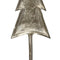 Decoris - Decoratie alu l11b24h55 cm zilver
