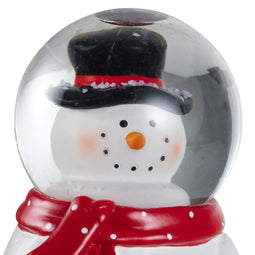 Decoris - Schudbol poly l4.8b5.3h7.1 cm mlt a3 kerst