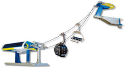 Jaegerndorfer - Kabelbaan luxe gondel met zetel geel en blauw