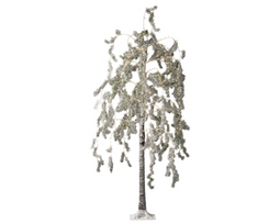 Lumineo - Micro LED boom d80h180 cm groen/warm wit