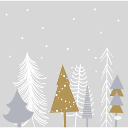 Duni - Op zoek naar servetten en tafeldecoratie? Bestel dan gemakkelijk Servetten Winter Trees va...