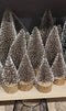 Nampook - Kerstboom glitter sneeuw 25 cm kerstversiering