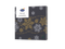 Duni - Servetten Snow Glitter Black 3-laags tissue 24 x 24 cm