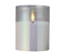 Lumineo - LED kaars d10h12.5 cm iris/warm wit