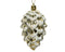 Decoris - Denappel plc glitter d5h9 cm l.goud