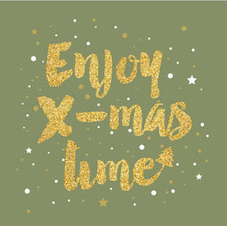 Duni - Op zoek naar servetten en tafeldecoratie? Bestel dan gemakkelijk Servetten Enjoy Xmas kers...