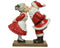 Decoris - Kerstman poly l9b20h20cm rood