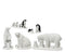 Lumineo - Beeldjes binnen l5.5b14h7 cm 6st