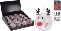 Nampook - Kerstbal rendier LED d80mm