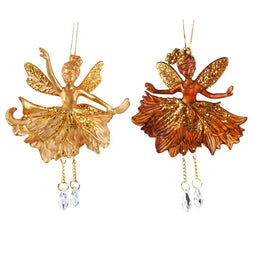 Kurt S. Adler - 6.2 inch Fairy Ornament X 2. II 5x5x10 cm kerstornament