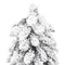 Kunstkerstboom met verlichting en sneeuw 130 LED's 210 cm