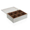 Box for Infusions Versa Wit Hout MDF 18 x 7,5 x 24 cm Blommor
