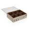 Box for Infusions Versa Hout MDF 18 x 7,5 x 24 cm Blommor