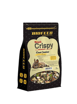 BIOFEED Royal Crispy Premium Cuni Junior - voer voor jonge konijnen - 2kg