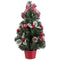 Kerstboom Rood Groen PVC Ananas 26 x 26 x 50 cm