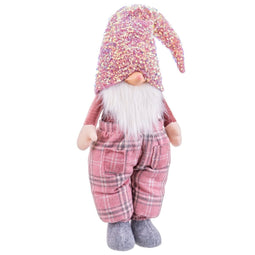 Kerstman Roze 15 x 15 x 76 cm
