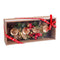 Kerstkaarshouder Goud Multicolour Gouden 35 x 15 x 10 cm