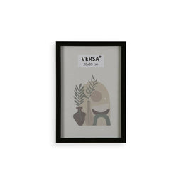 Fotolijstje Versa Zwart Hout MDF Vintage 1,2 x 32 x 22 cm