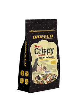 BIOFEED Royal Crispy Premium Small Animals - voer voor knaagdieren - 750g
