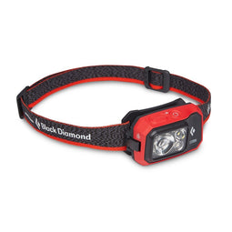 Black Diamond Storm 450 Zwart, Rood Lantaarn aan hoofdband