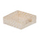 Servethouder Wit Bamboe Rotan 18 x 18 x 6 cm