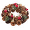Kerstkroon Multicolour Natuurlijk Plastic Foam Ananas 30 x 8 x 30 cm