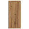 Schoenenkast 32x35x70 cm bewerkt hout artisanaal eikenkleur