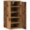 Schoenenkast 32x35x70 cm bewerkt hout oud houtkleurig