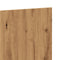 Hoofdeinde 160x1,5x80 cm bewerkt hout artisanaal eikenkleur