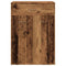 Schoenenkast 60x35x84 cm bewerkt hout oud houtkleurig